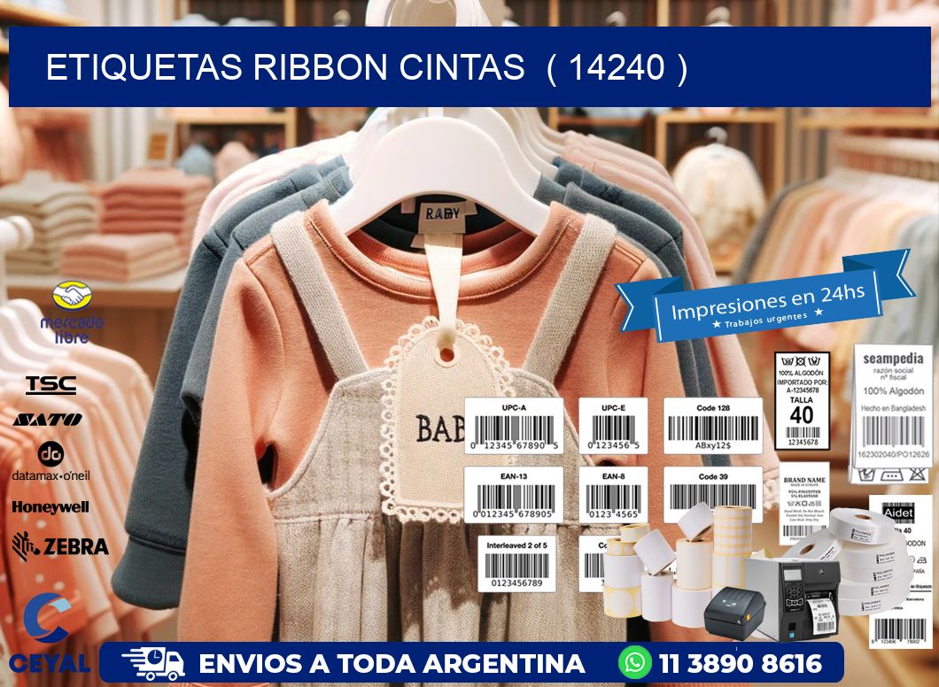 etiquetas ribbon cintas  ( 14240 )