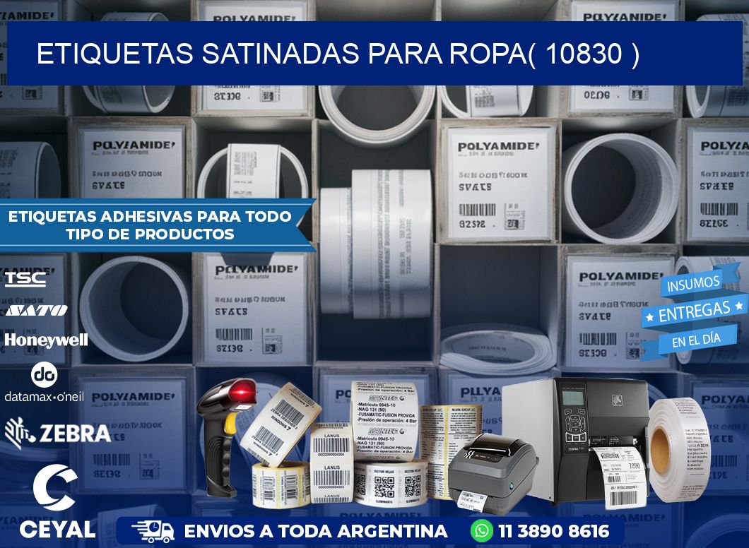 etiquetas satinadas para ropa( 10830 )
