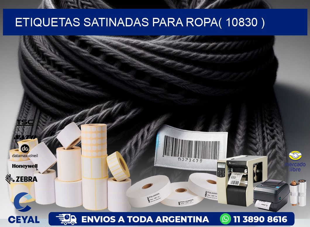 etiquetas satinadas para ropa( 10830 )