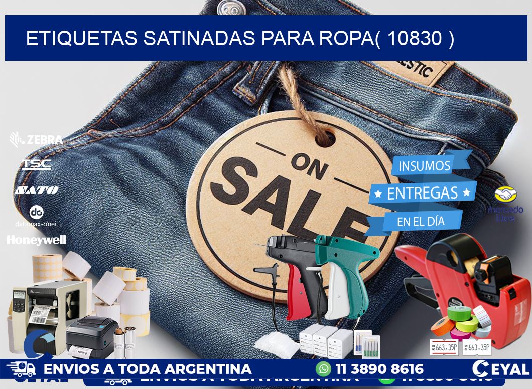 etiquetas satinadas para ropa( 10830 )