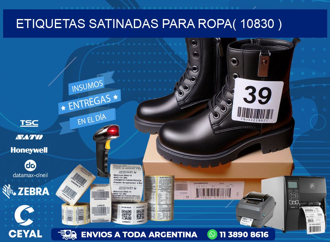 etiquetas satinadas para ropa( 10830 )