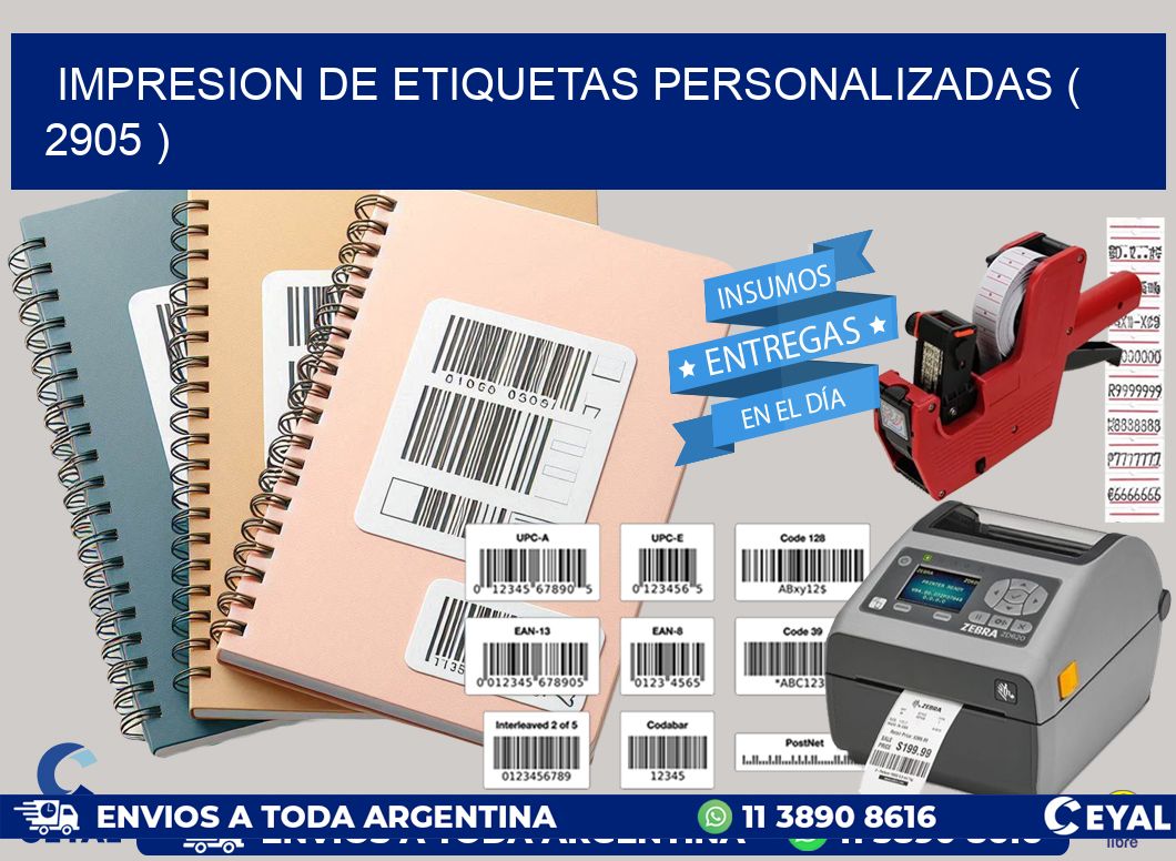 impresion de etiquetas personalizadas ( 2905 )
