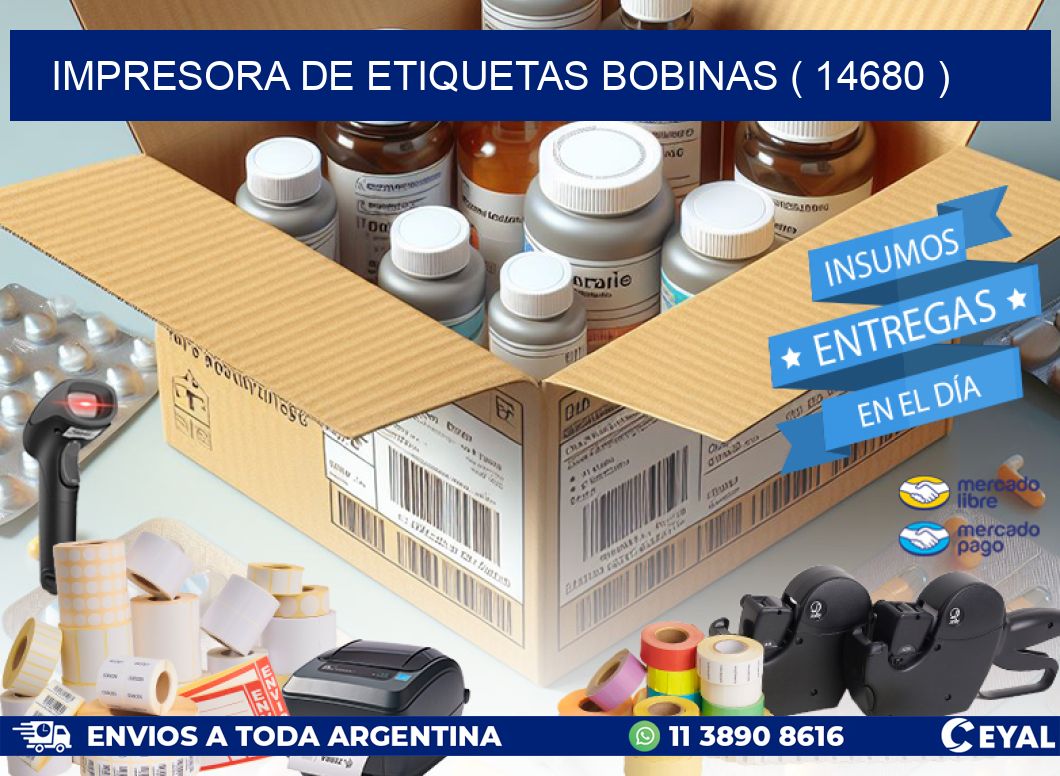 impresora de etiquetas bobinas ( 14680 )