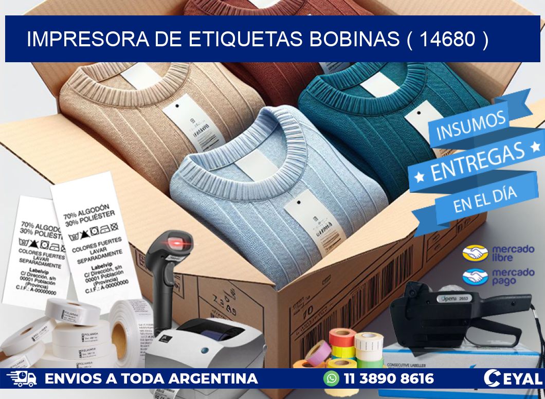 impresora de etiquetas bobinas ( 14680 )