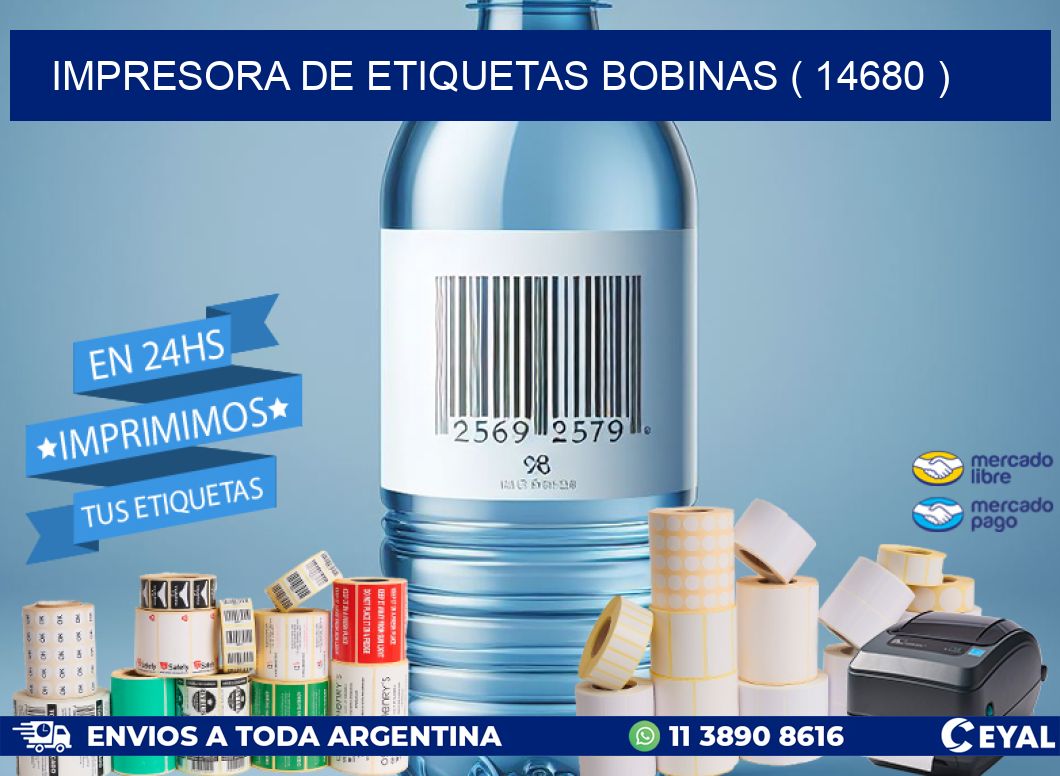 impresora de etiquetas bobinas ( 14680 )