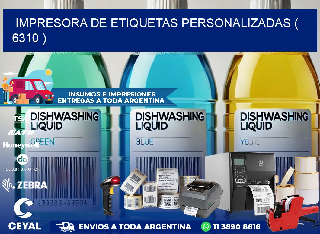 impresora de etiquetas personalizadas ( 6310 )