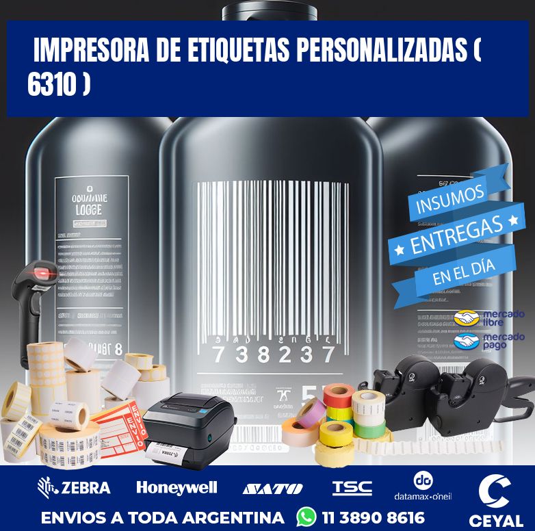 impresora de etiquetas personalizadas ( 6310 )