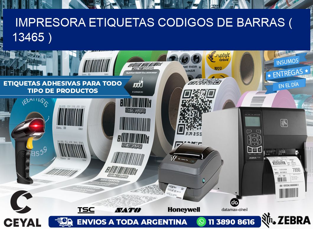 impresora etiquetas codigos de barras ( 13465 )