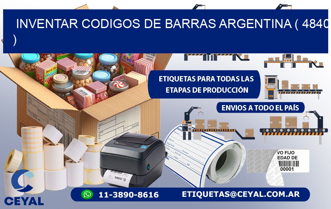 inventar codigos de barras argentina ( 4840 )