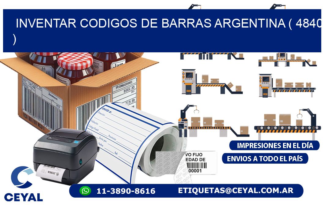 inventar codigos de barras argentina ( 4840 )