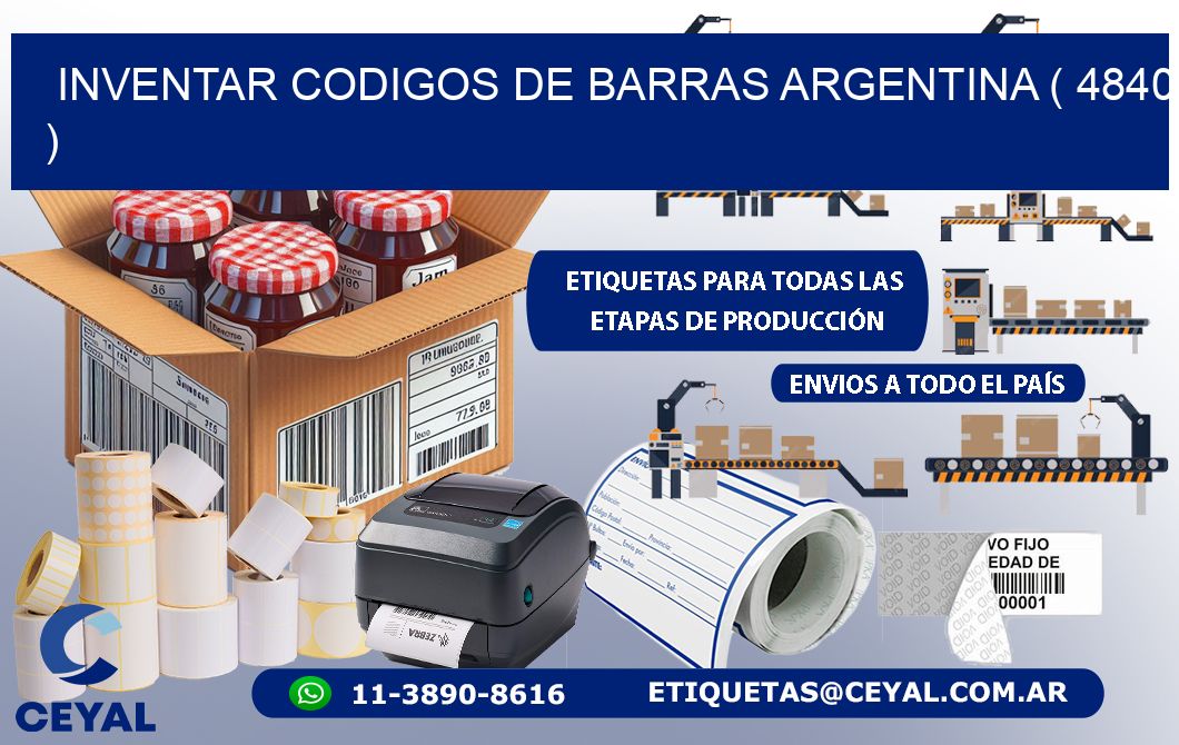 inventar codigos de barras argentina ( 4840 )
