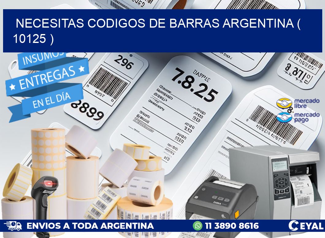 necesitas codigos de barras argentina ( 10125 )