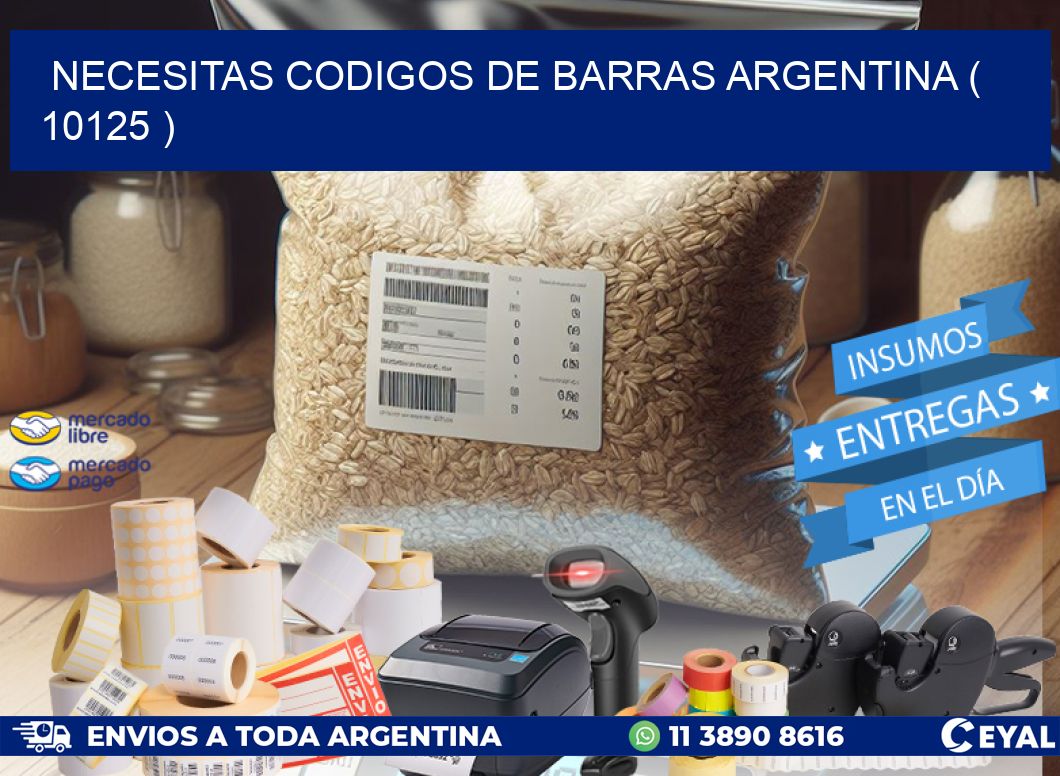 necesitas codigos de barras argentina ( 10125 )