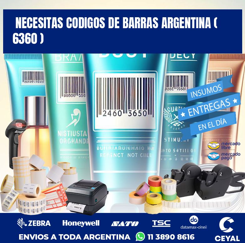 necesitas codigos de barras argentina ( 6360 )