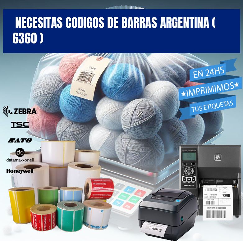 necesitas codigos de barras argentina ( 6360 )
