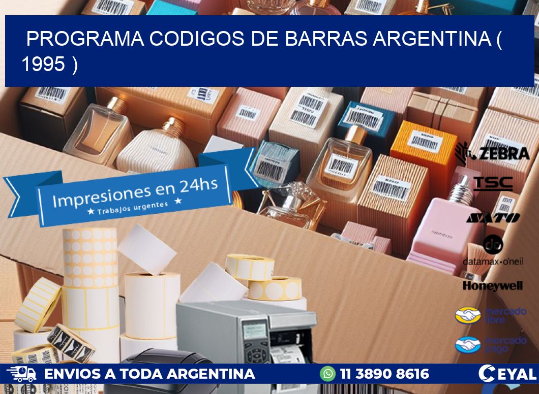 programa codigos de barras argentina ( 1995 )