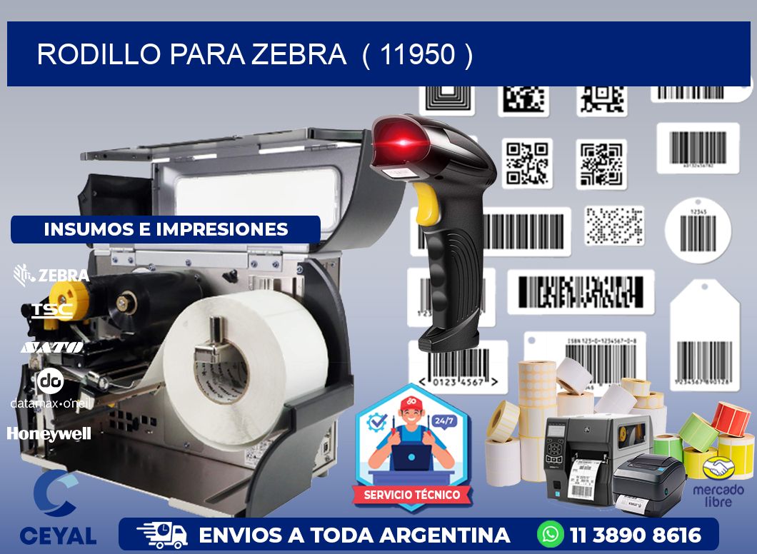 rodillo para zebra  ( 11950 )
