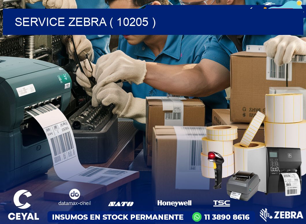 service zebra ( 10205 )