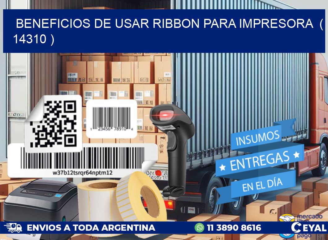 BENEFICIOS DE USAR RIBBON PARA IMPRESORA  ( 14310 )