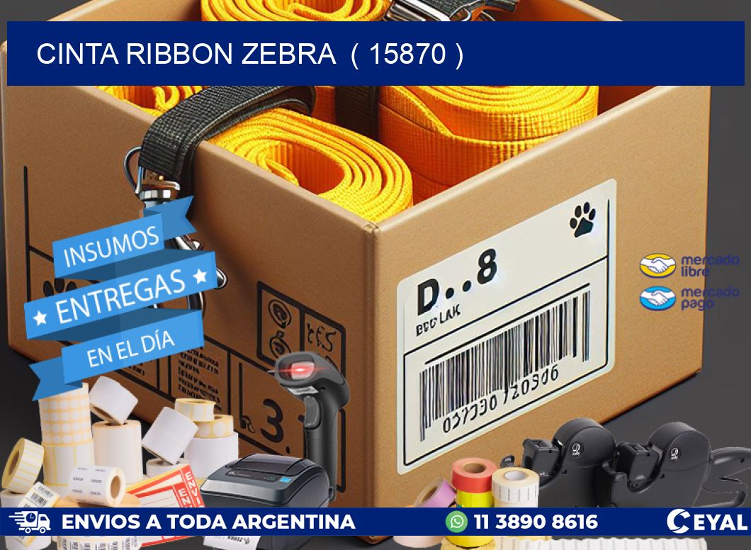 CINTA RIBBON ZEBRA  ( 15870 )