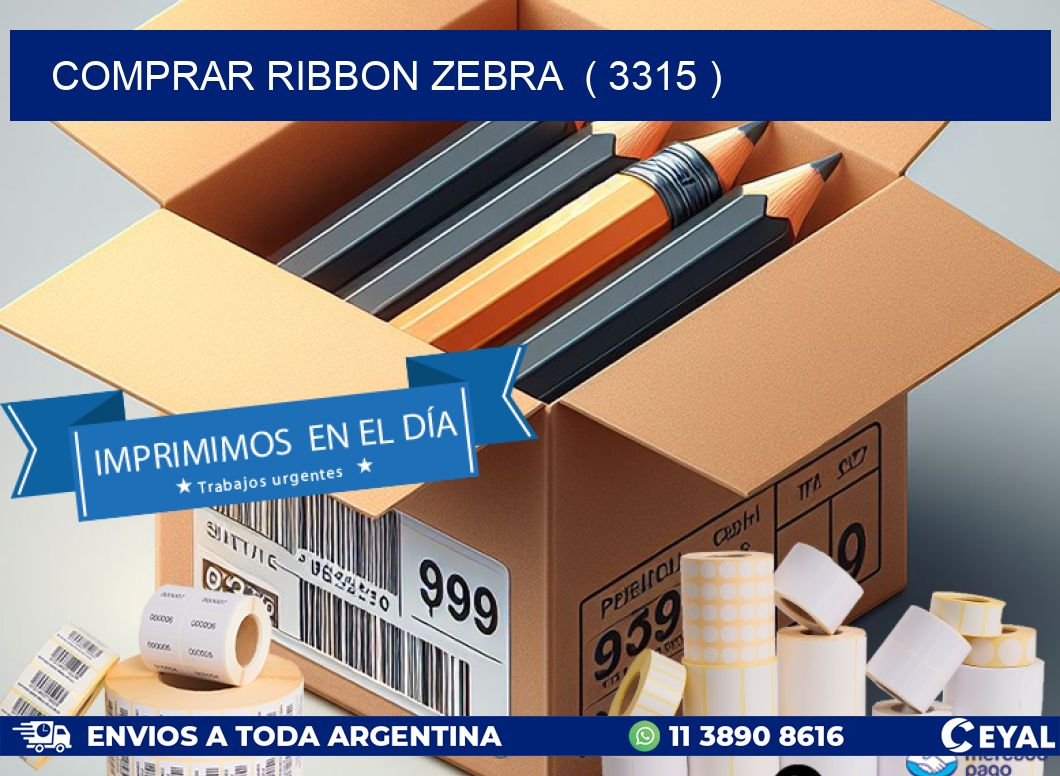 COMPRAR RIBBON ZEBRA  ( 3315 )