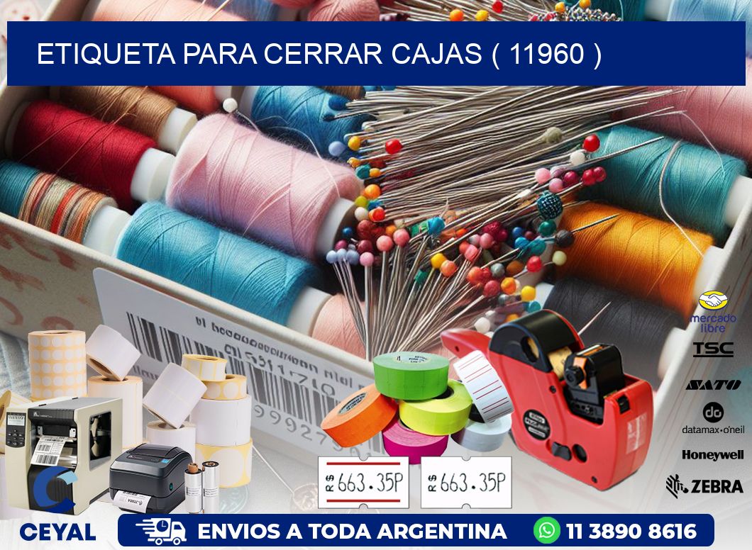 ETIQUETA PARA CERRAR CAJAS ( 11960 )