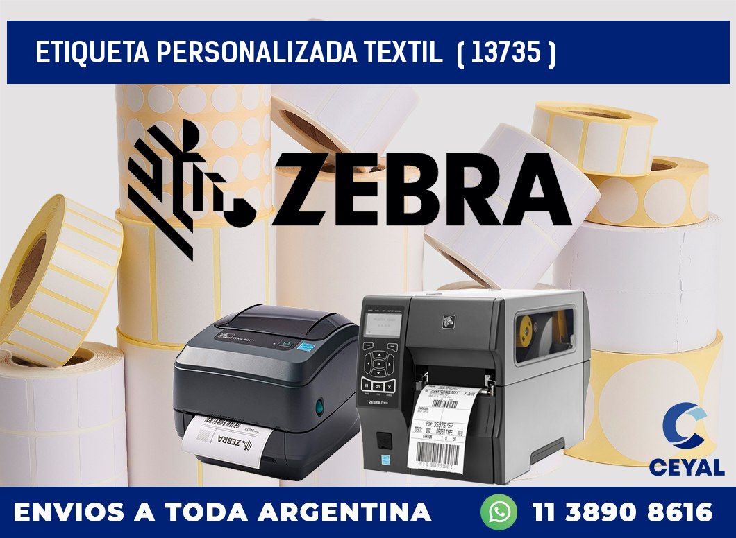 ETIQUETA PERSONALIZADA TEXTIL  ( 13735 )