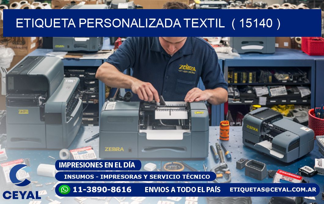 ETIQUETA PERSONALIZADA TEXTIL  ( 15140 )