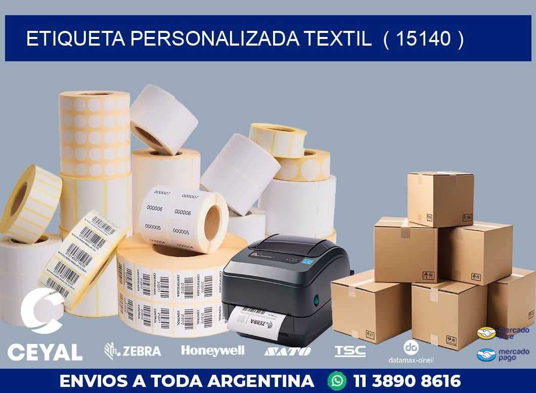 ETIQUETA PERSONALIZADA TEXTIL  ( 15140 )