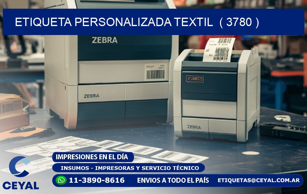 ETIQUETA PERSONALIZADA TEXTIL  ( 3780 )