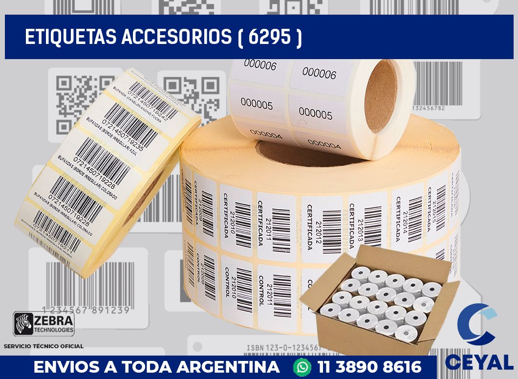 ETIQUETAS ACCESORIOS ( 6295 )