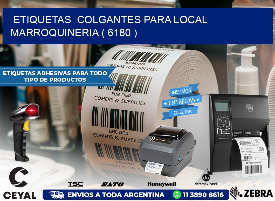 ETIQUETAS  COLGANTES PARA LOCAL MARROQUINERIA ( 6180 )