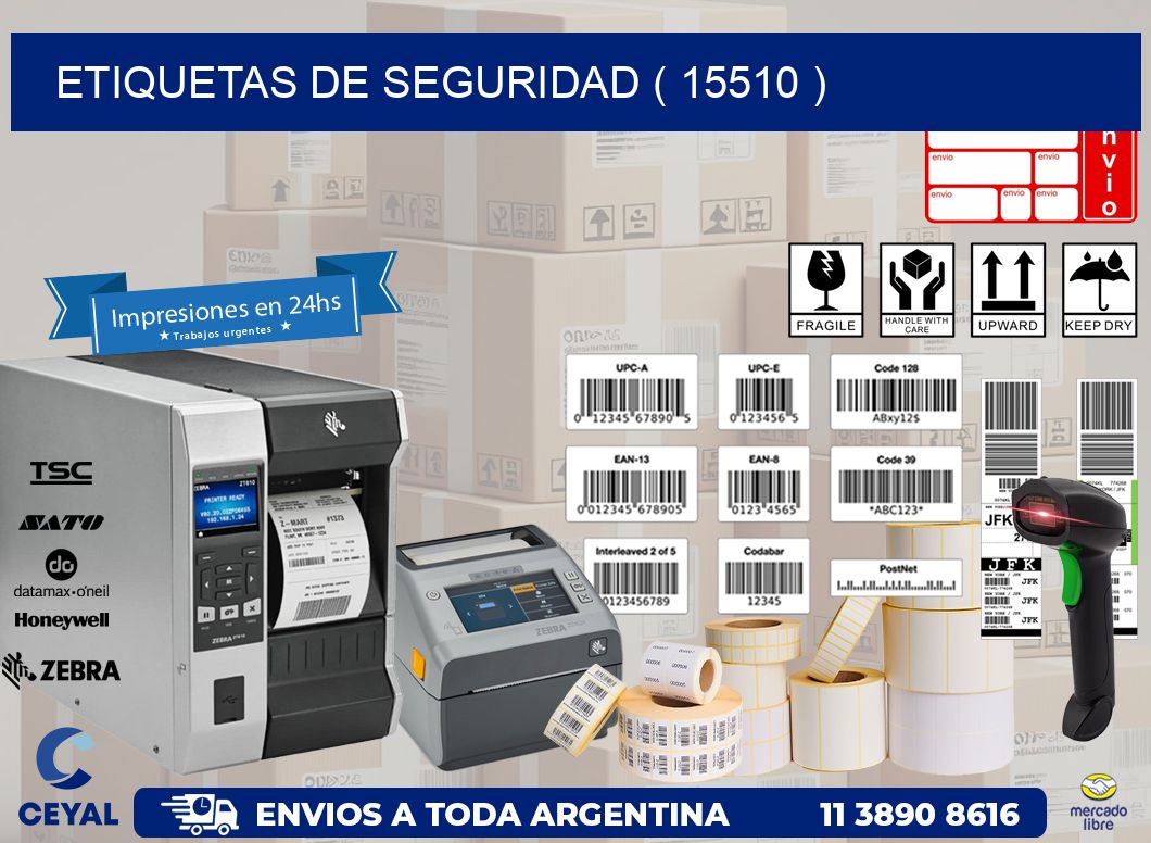 ETIQUETAS DE SEGURIDAD ( 15510 )