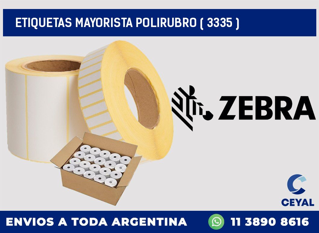 ETIQUETAS MAYORISTA POLIRUBRO ( 3335 )