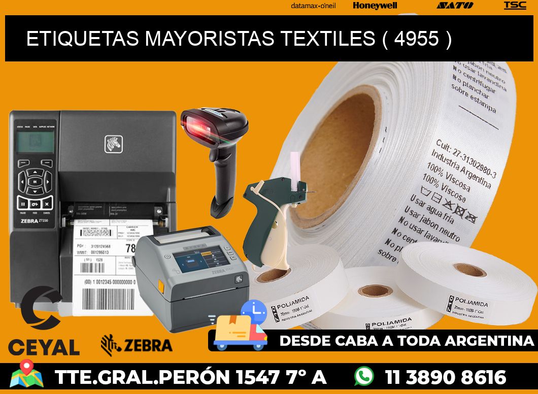 ETIQUETAS MAYORISTAS TEXTILES ( 4955 )