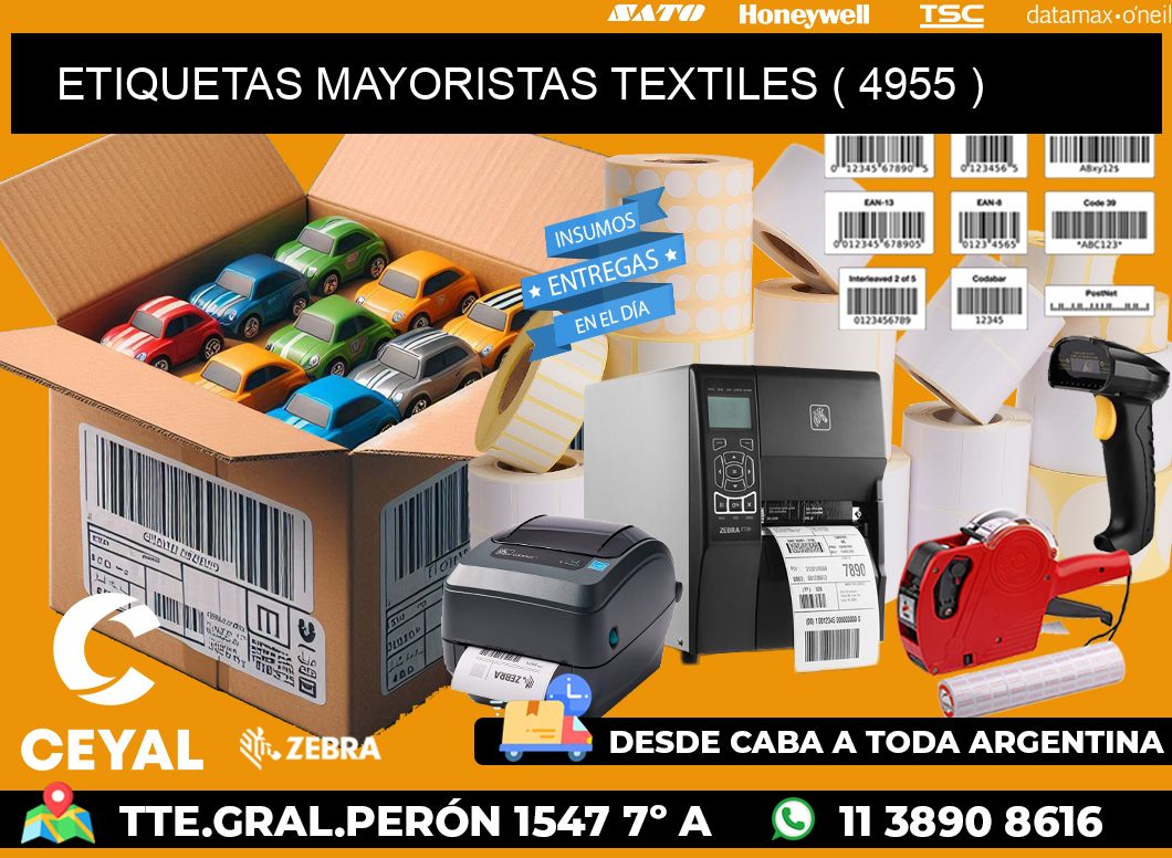 ETIQUETAS MAYORISTAS TEXTILES ( 4955 )