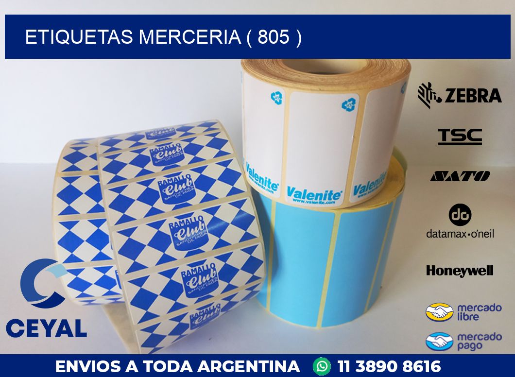 ETIQUETAS MERCERIA ( 805 )