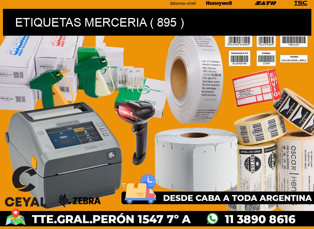 ETIQUETAS MERCERIA ( 895 )