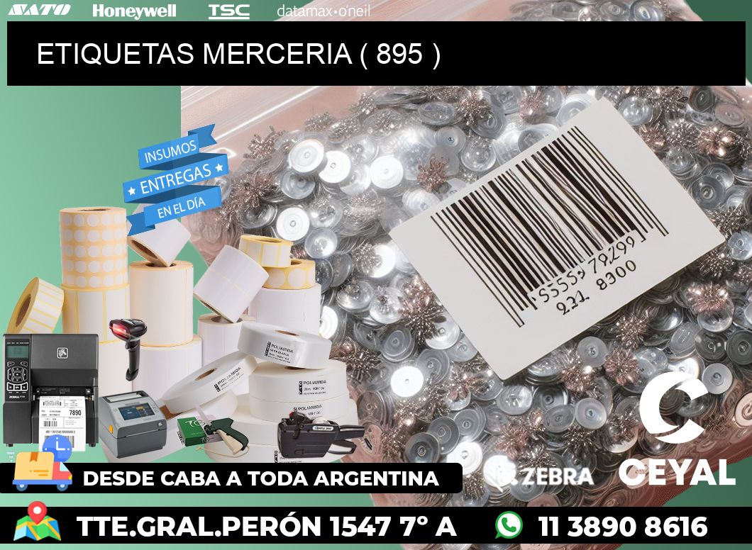 ETIQUETAS MERCERIA ( 895 )