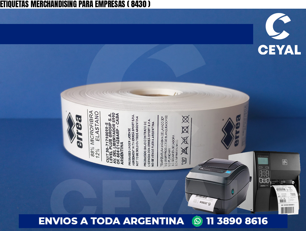 ETIQUETAS MERCHANDISING PARA EMPRESAS ( 8430 )