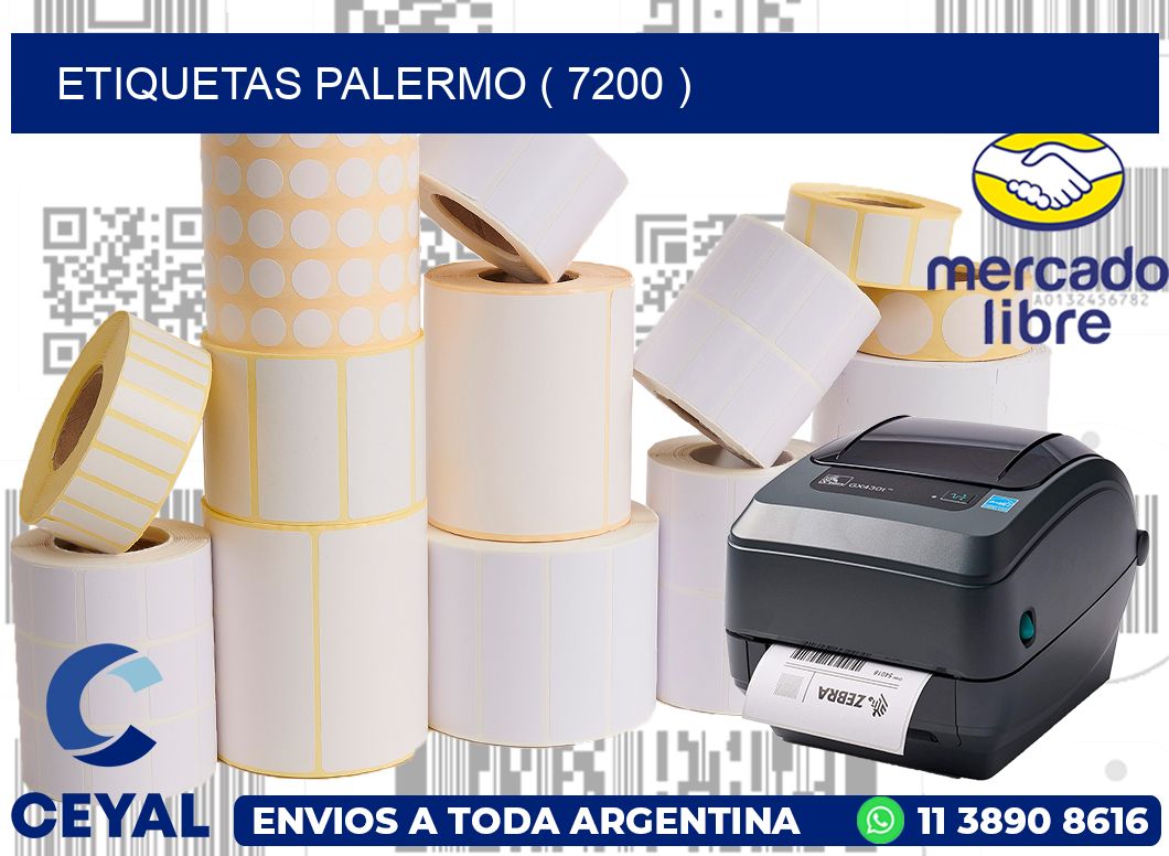 ETIQUETAS PALERMO ( 7200 )