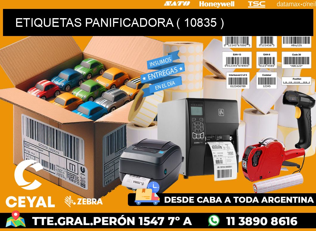 ETIQUETAS PANIFICADORA ( 10835 )