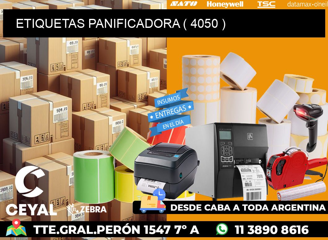 ETIQUETAS PANIFICADORA ( 4050 )