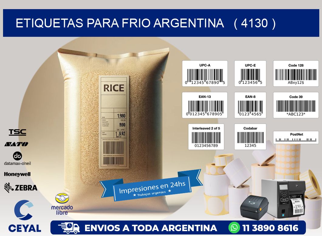 ETIQUETAS PARA FRIO ARGENTINA   ( 4130 )