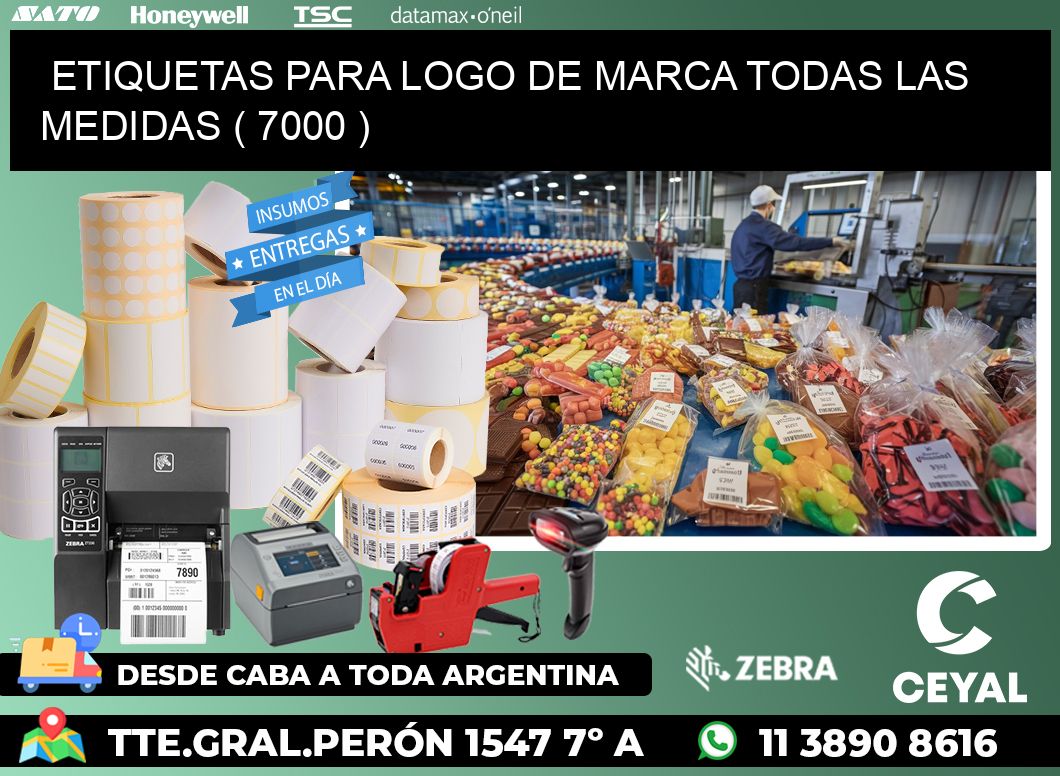 ETIQUETAS PARA LOGO DE MARCA TODAS LAS MEDIDAS ( 7000 )