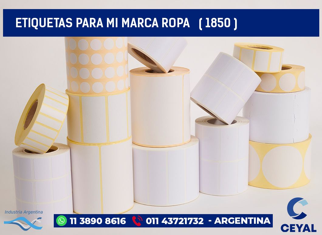 ETIQUETAS PARA MI MARCA ROPA   ( 1850 )