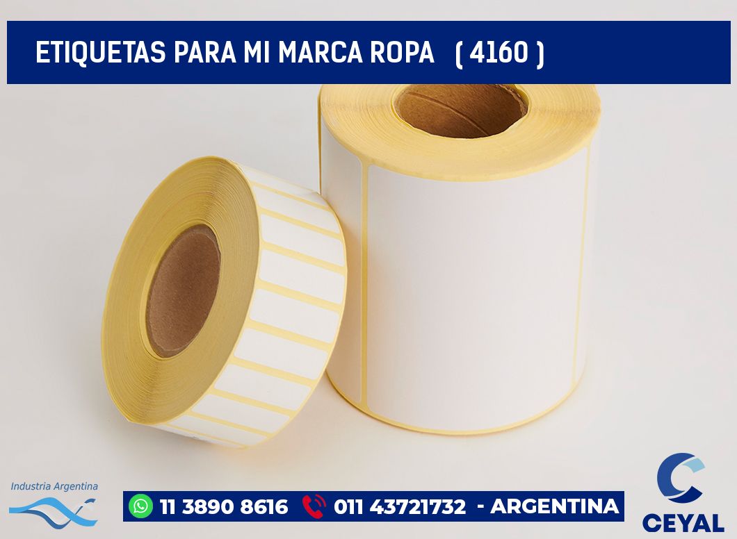ETIQUETAS PARA MI MARCA ROPA   ( 4160 )