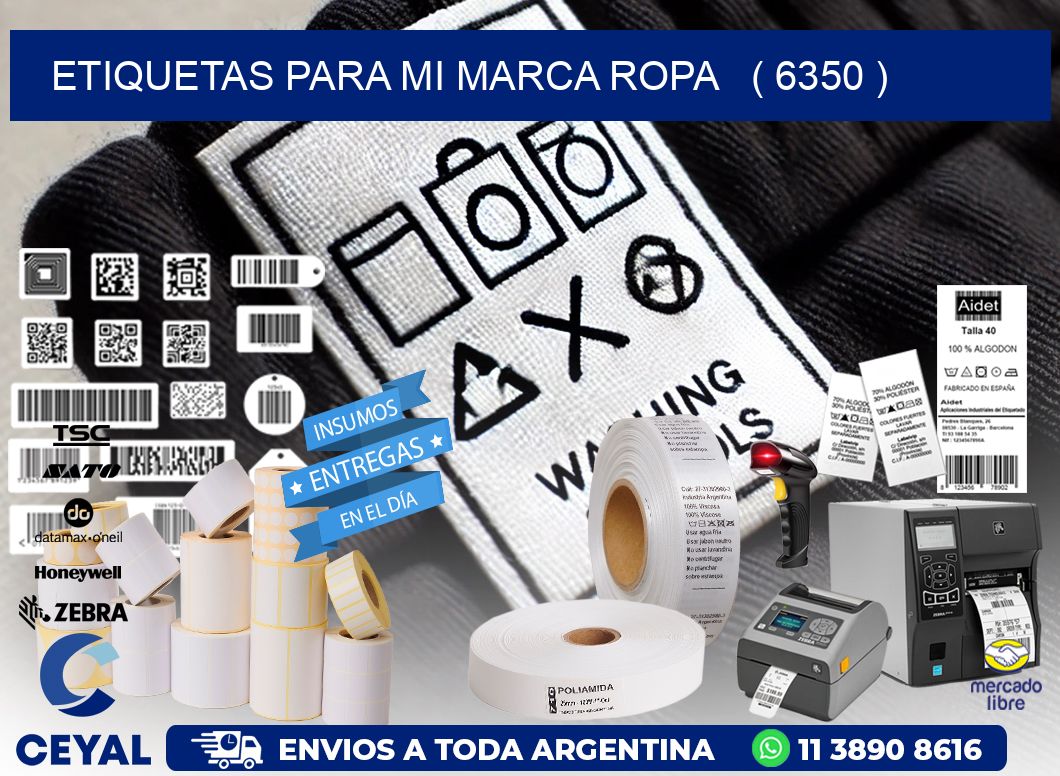 ETIQUETAS PARA MI MARCA ROPA   ( 6350 )