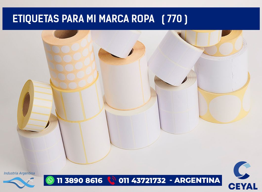 ETIQUETAS PARA MI MARCA ROPA   ( 770 )