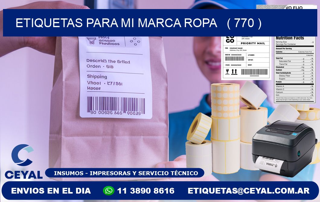 ETIQUETAS PARA MI MARCA ROPA   ( 770 )